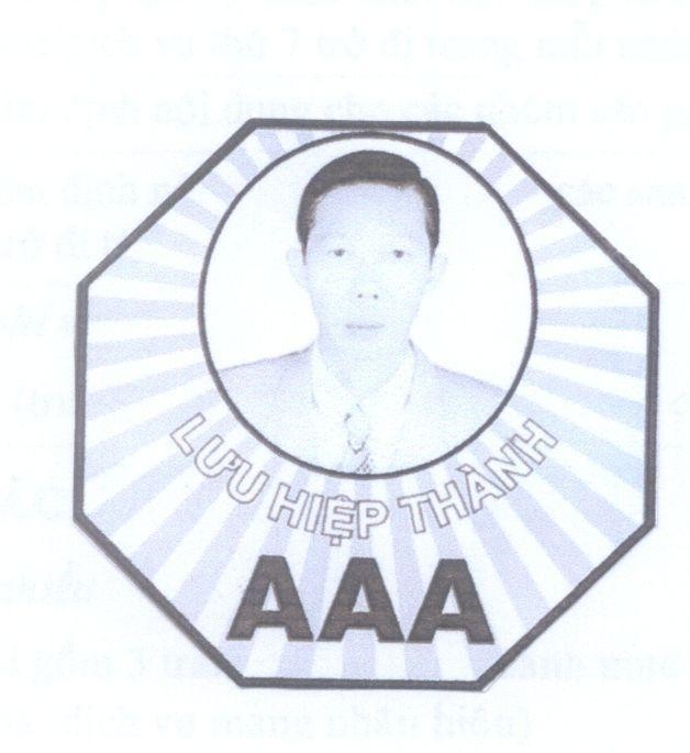 Mẫu nhãn hiệu Lưu Hiệp Thành AAA