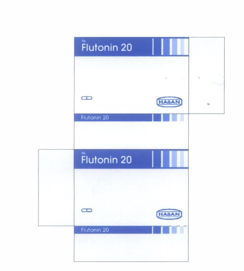 Mẫu nhãn hiệu Flutonin 20 HASAN Rx