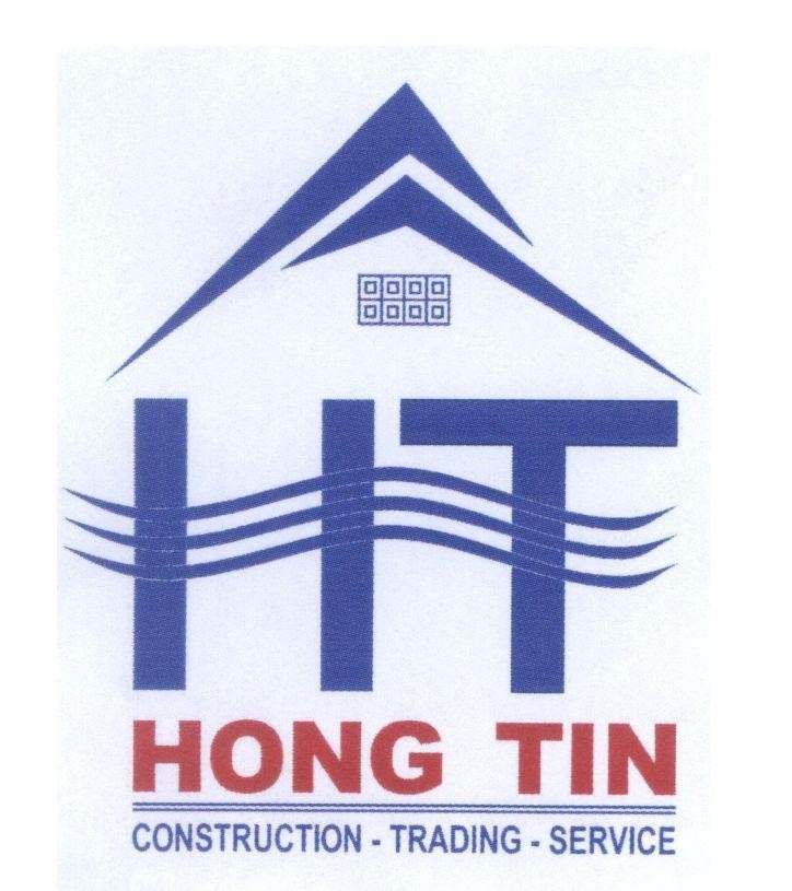 Mẫu nhãn hiệu HT HONG TIN CONSTRUCTION - TRADING - SERVICE