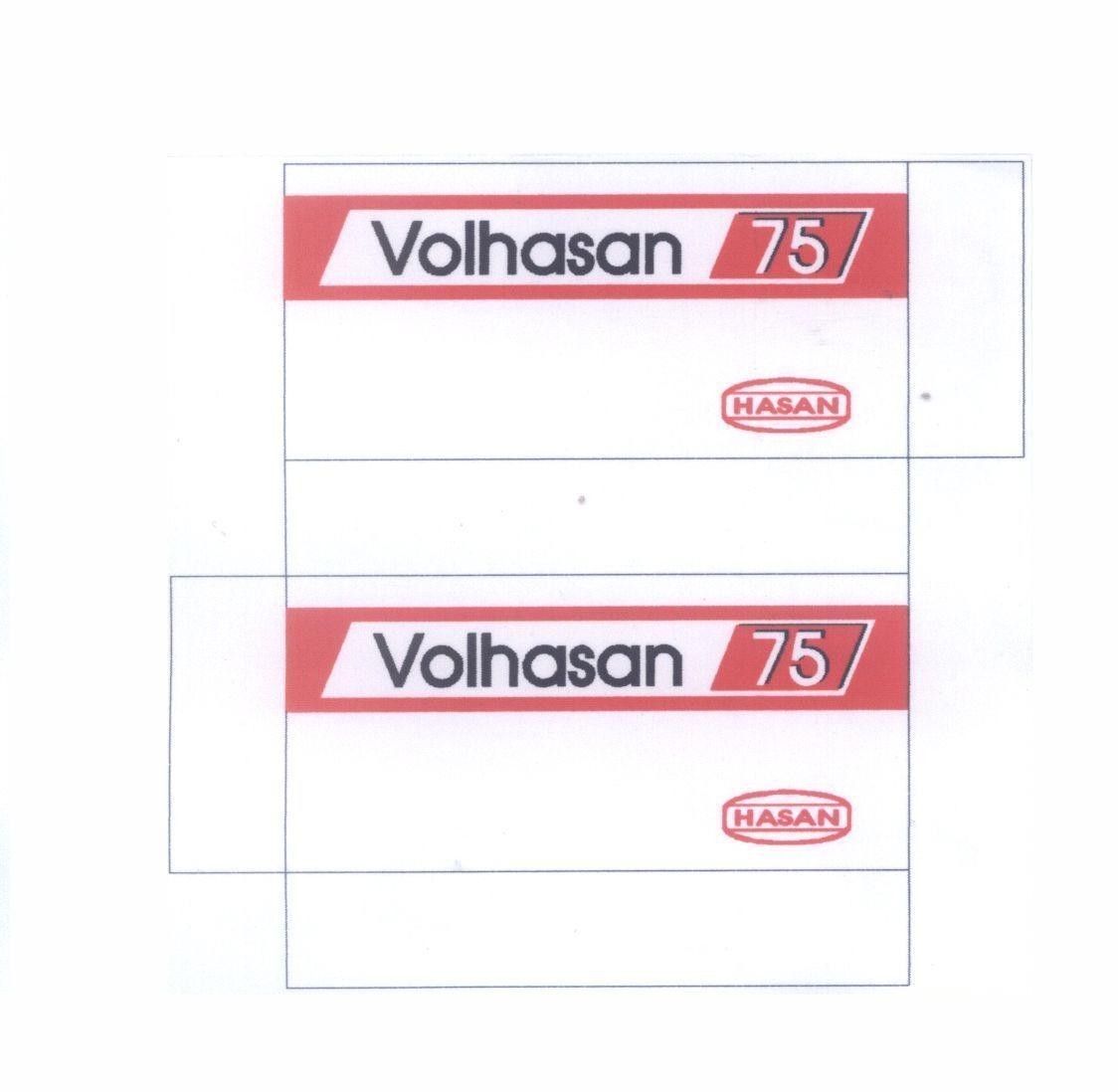 Mẫu nhãn hiệu Volhasan 75 HASAN
