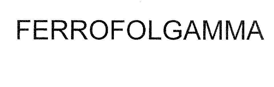 Mẫu nhãn hiệu FERROFOLGAMMA