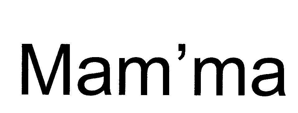 Mẫu nhãn hiệu Mam'ma