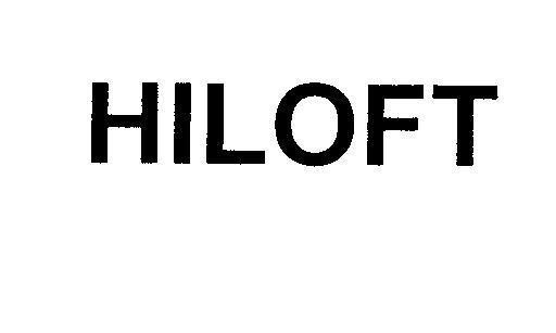Mẫu nhãn hiệu HILOFT