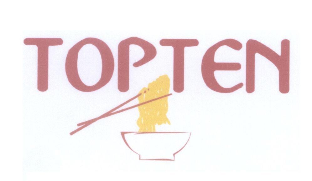 Mẫu nhãn hiệu TOPTEN