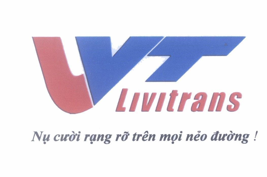 Mẫu nhãn hiệu LVT Livitrans Nụ cười rạng rỡ trên mọi nẻo đường!