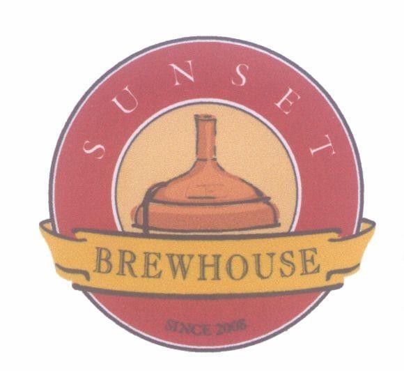 Mẫu nhãn hiệu SUNSET BREWHOUSE SINCE 2008