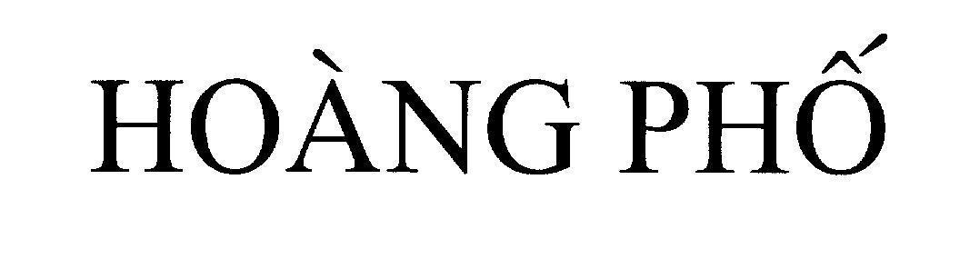 Mẫu nhãn hiệu Hoàng Phố
