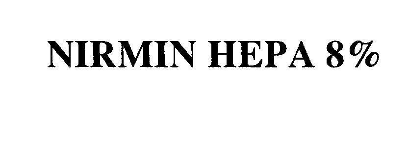 Mẫu nhãn hiệu NIRMIN HEPA 8%