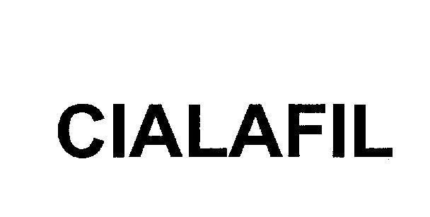 Mẫu nhãn hiệu CIALAFIL