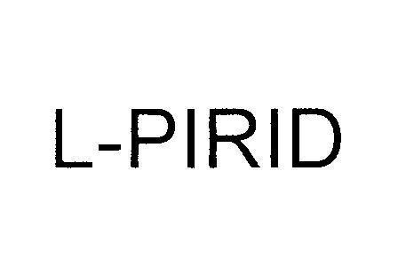 Mẫu nhãn hiệu L-PIRID