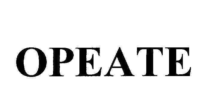 Mẫu nhãn hiệu OPEATE