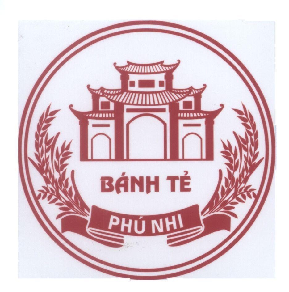 Mẫu nhãn hiệu Bánh Tẻ Phú Nhi