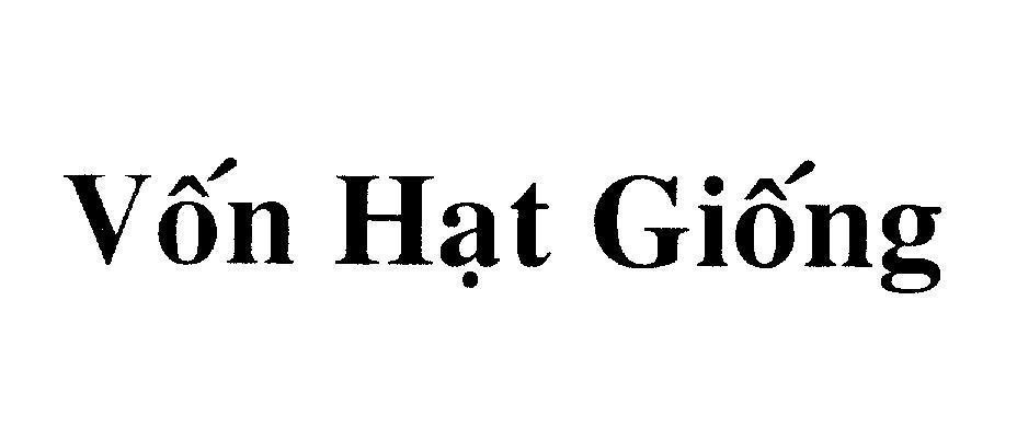 Mẫu nhãn hiệu Vốn Hạt Giống