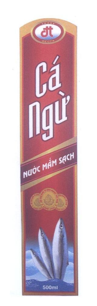 Mẫu nhãn hiệu Đức Tín đt Cá Ngừ Nước Mắm Sạch