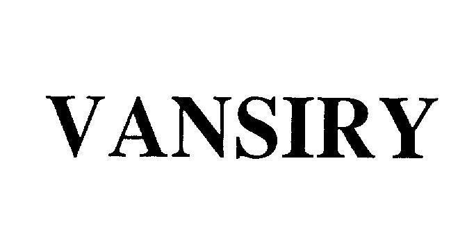 Mẫu nhãn hiệu VANSIRY