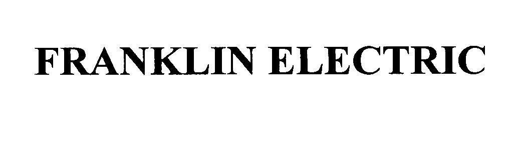 Mẫu nhãn hiệu FRANKLIN ELECTRIC