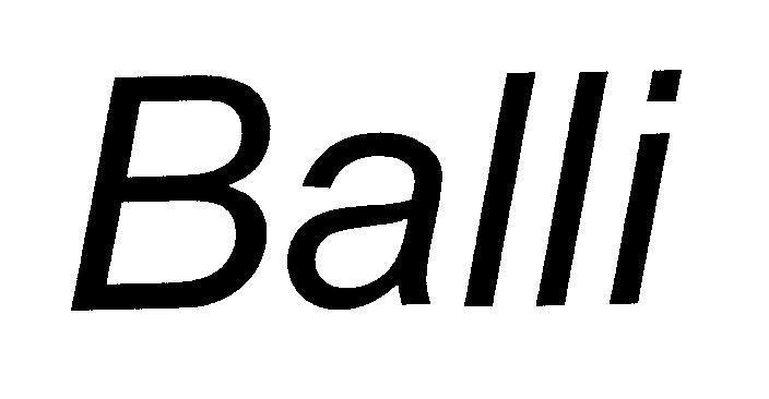 Mẫu nhãn hiệu Balli