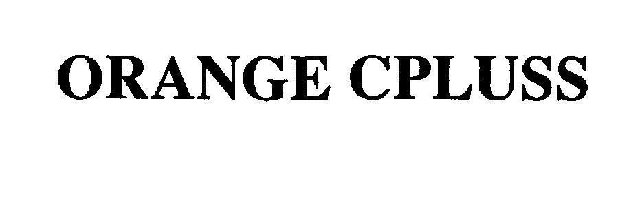 Mẫu nhãn hiệu ORANGE CPLUSS