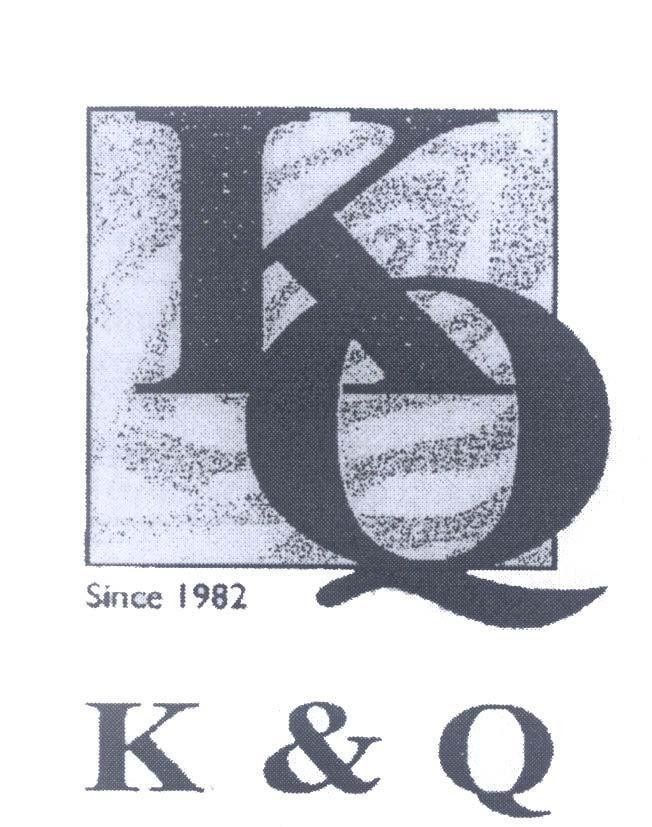 Mẫu nhãn hiệu K Q KQ K & Q Since 1982