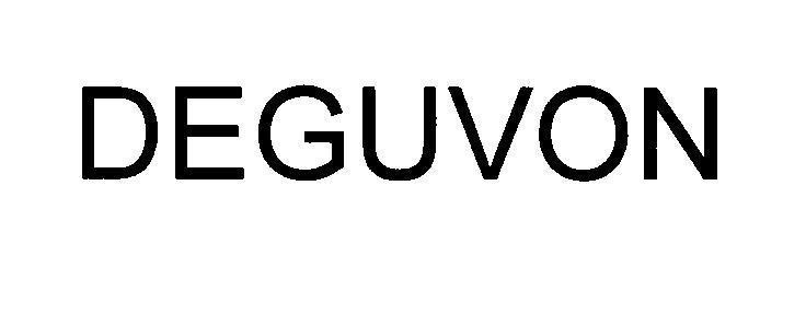 Mẫu nhãn hiệu DEGUVON