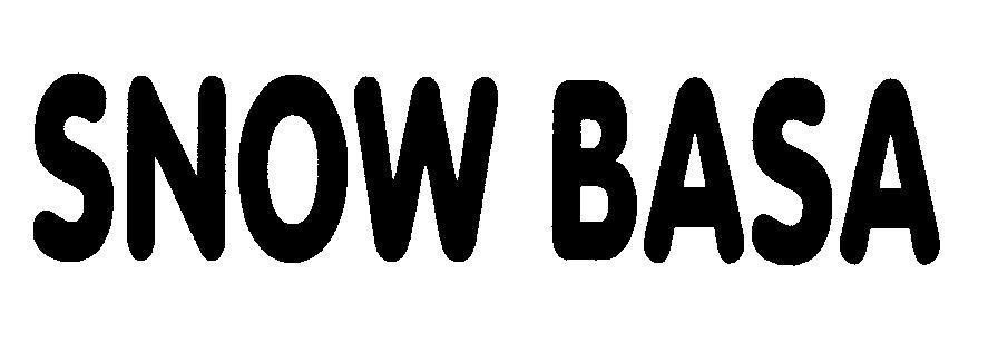 Mẫu nhãn hiệu SNOW BASA