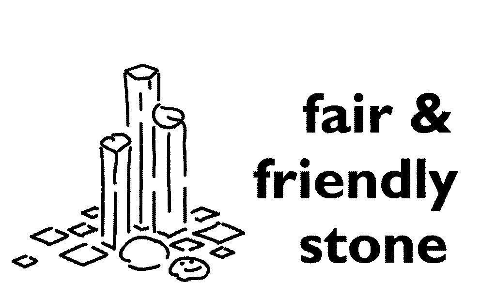 Mẫu nhãn hiệu fair & friendly stone
