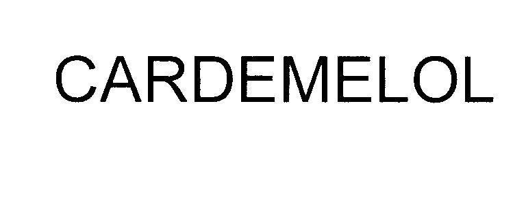 Mẫu nhãn hiệu CARDEMELOL