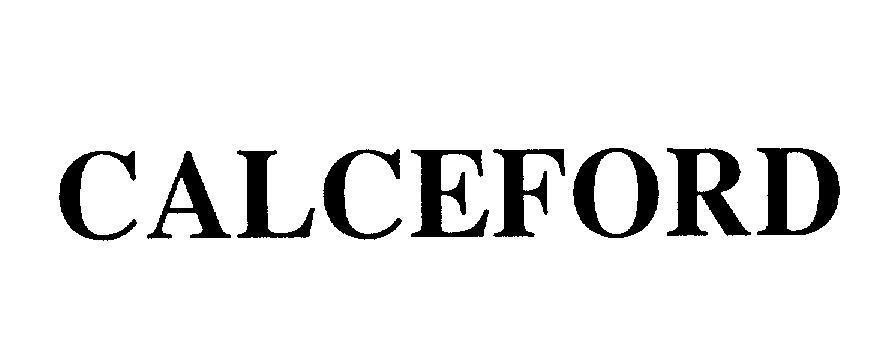 Mẫu nhãn hiệu CALCEFORD
