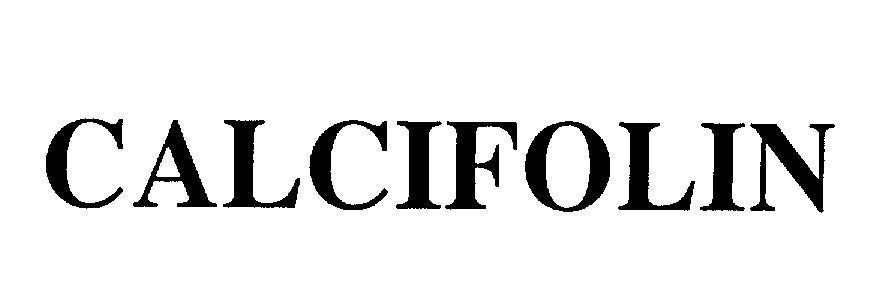 Mẫu nhãn hiệu CALCIFOLIN