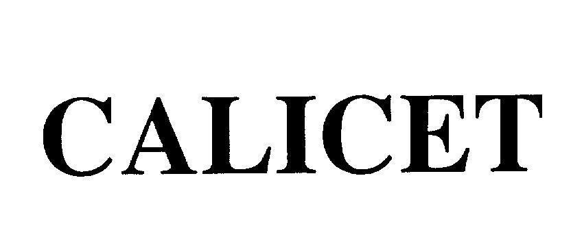 Mẫu nhãn hiệu CALICET