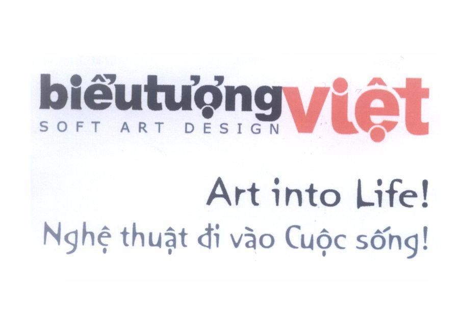 Mẫu nhãn hiệu biểu tượng Việt SOFT ART DESIGN Art into Life! Nghệ Thuật Đi Vào Cuộc Sống