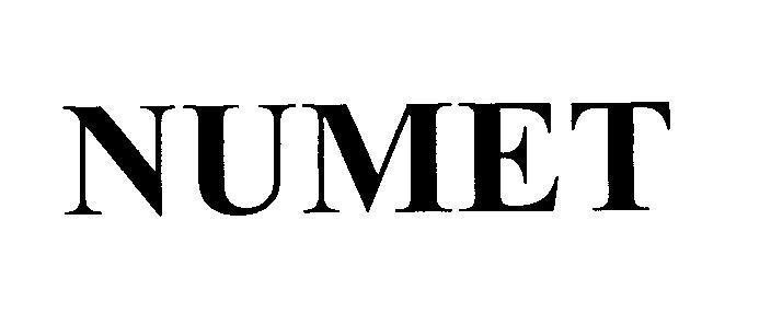 Mẫu nhãn hiệu NUMET
