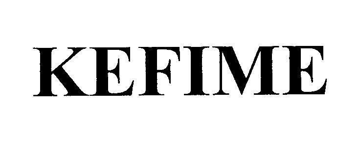 Mẫu nhãn hiệu KEFIME