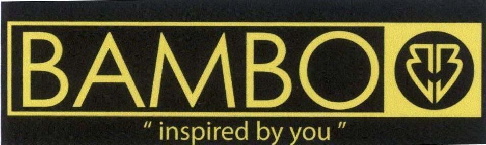 Mẫu nhãn hiệu BAMBO "inspired by you"