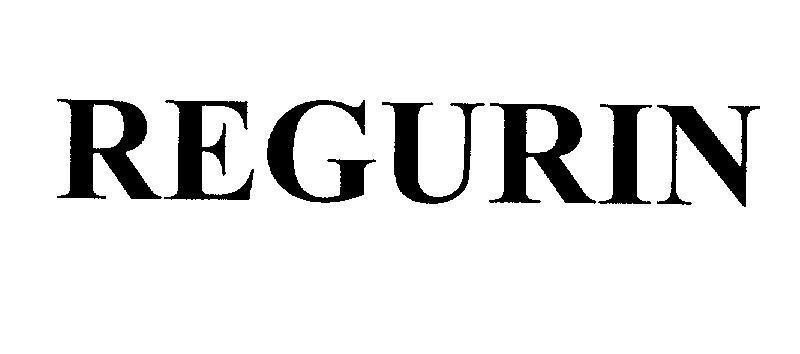 Mẫu nhãn hiệu REGURIN