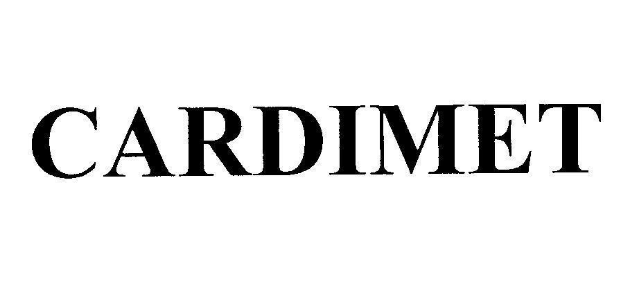 Mẫu nhãn hiệu CARDIMET