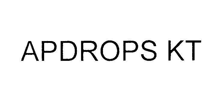Mẫu nhãn hiệu APDROPS KT