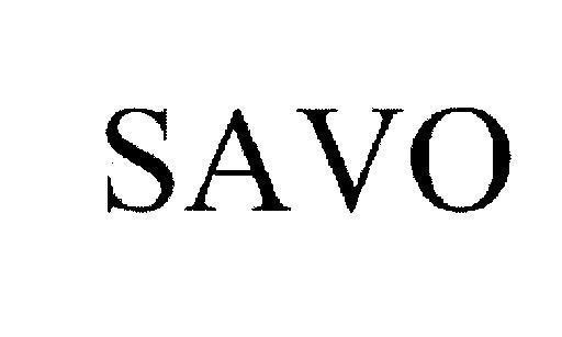 Mẫu nhãn hiệu SAVO