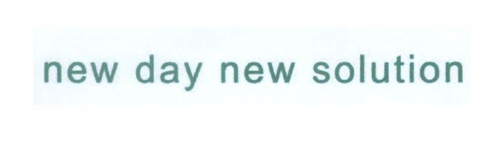 Mẫu nhãn hiệu new day new solution