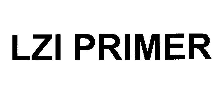 Mẫu nhãn hiệu LZI PRIMER