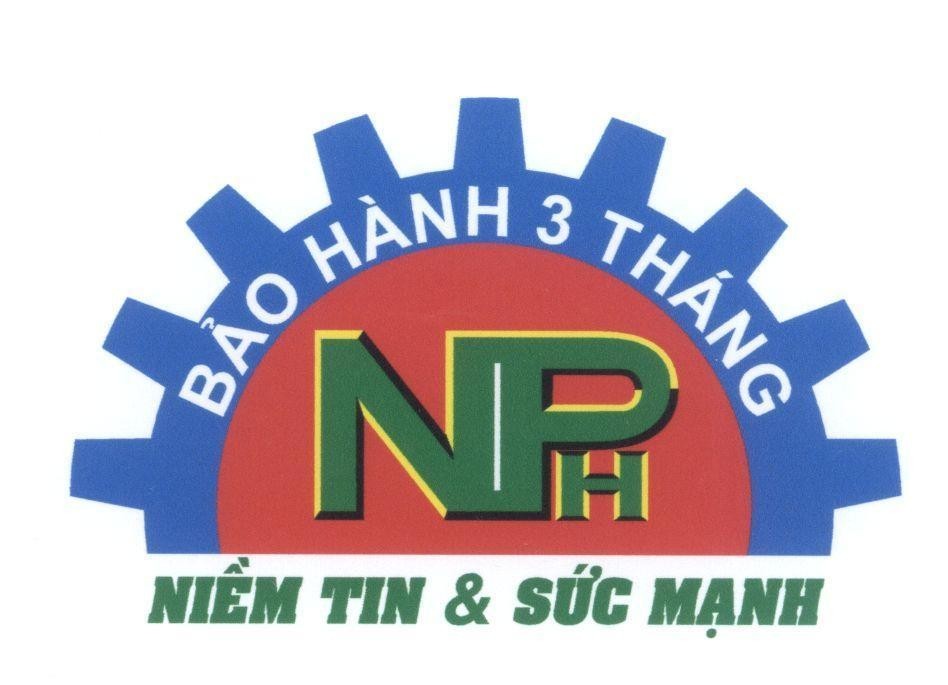 Mẫu nhãn hiệu NPH Bảo Hành 3 Tháng Niềm Tin & Sức Mạnh