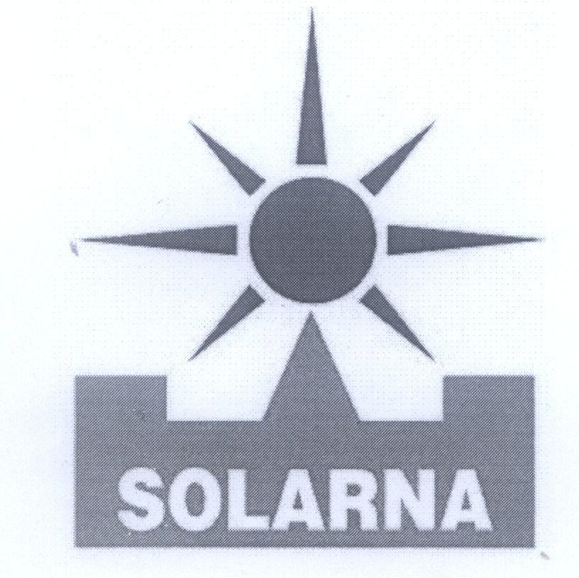 Mẫu nhãn hiệu SOLARNA
