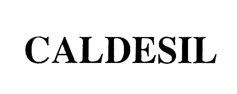 Mẫu nhãn hiệu CALDESIL