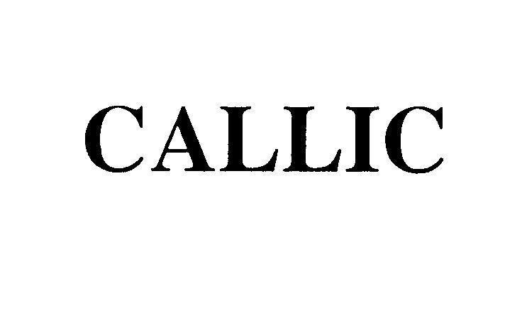 Mẫu nhãn hiệu CALLIC