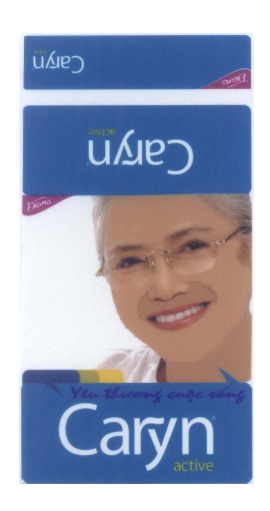 Mẫu nhãn hiệu Caryn Diana active Yêu thương cuộc sống