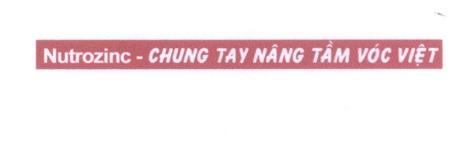 Mẫu nhãn hiệu Nutrozinc - Chung Tay Nâng Tầm Vóc Việt