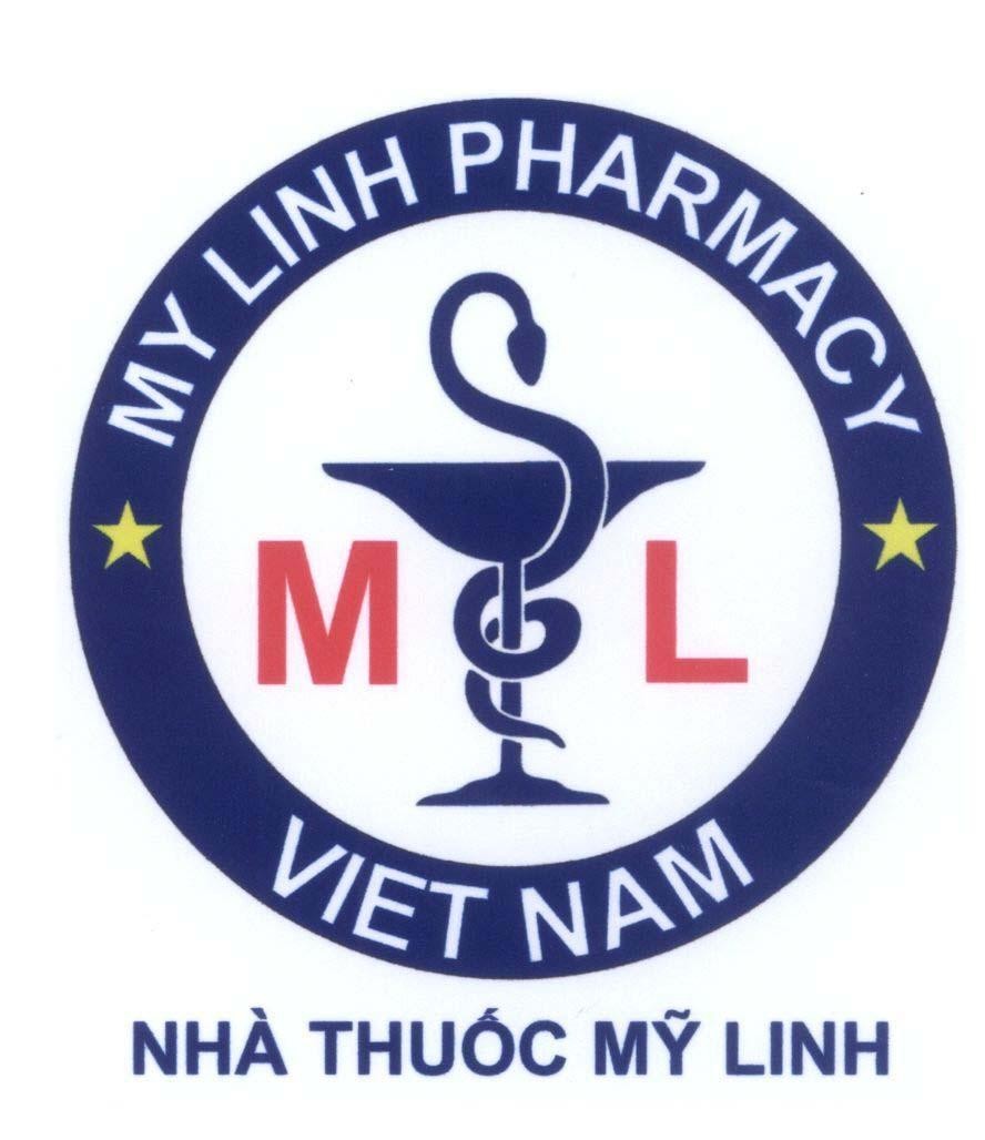 Mẫu nhãn hiệu MY LINH PHARMACY M L VIET NAM Nhà Thuốc Mỹ Linh