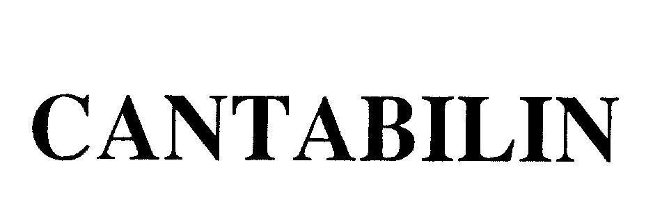 Mẫu nhãn hiệu CANTABILIN