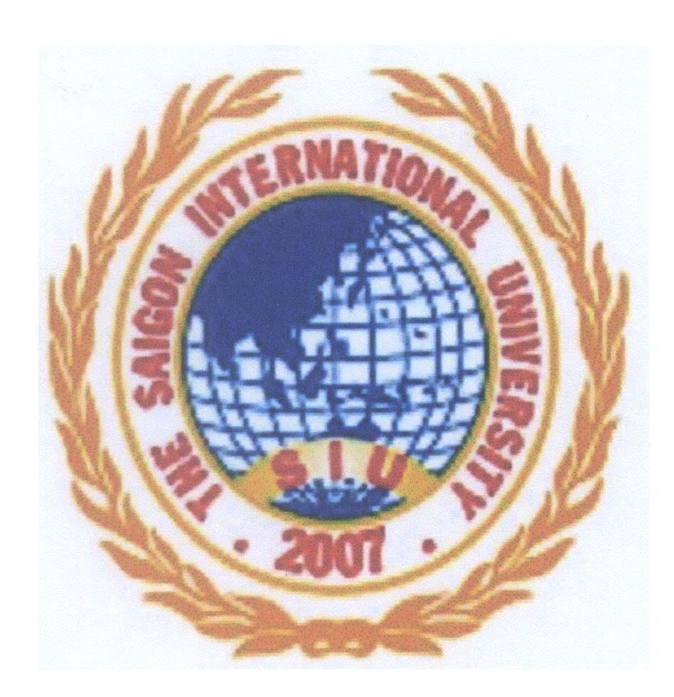 Mẫu nhãn hiệu THE SAIGON INTERNATIONAL UNIVERSITY 2007 SIU