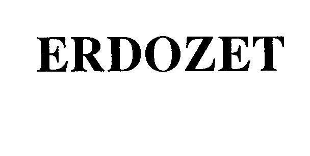 Mẫu nhãn hiệu ERDOZET